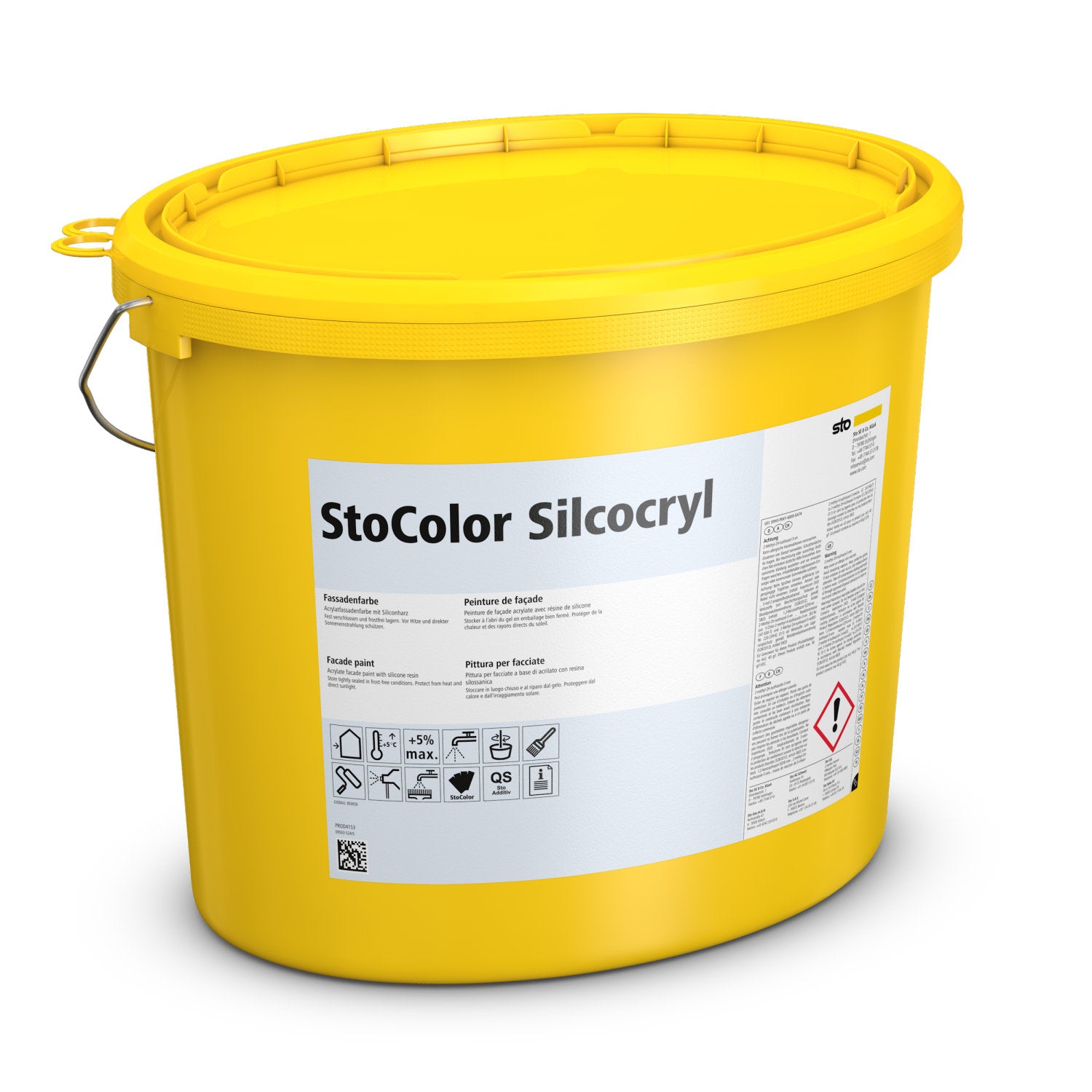 StoColor Silcocryl, Acrylatfassadenfarbe mit Siliconharz